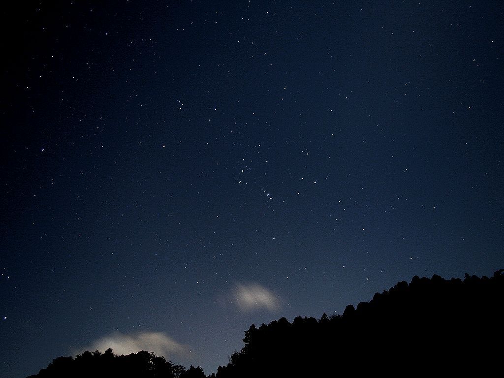 夜空 星空 星座 天体 星の日周運動 壁紙写真集 無料写真素材