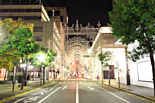 点灯前の神戸ルミナリエ
