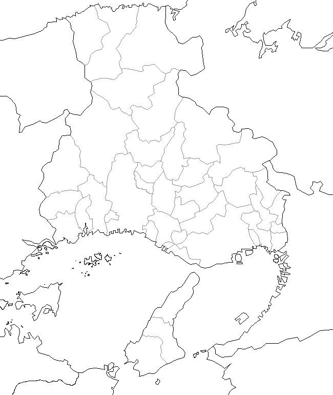 兵庫県の地図素材