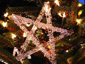 星/クリスマスツリーのオブジェ