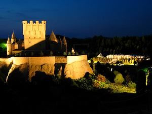 セゴビア城のライトアップ・夜景/スペイン・セゴビア