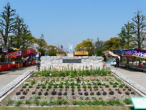 西武庫公園と花見の露店・屋台