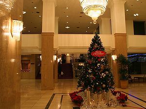 宝塚ホテルのクリスマスツリー