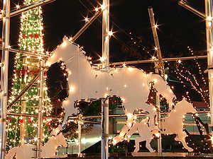 加古川駅のクリスマスイルミネーションと夜景