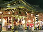 鹿嶋神社の初詣と正月の夜景風景
