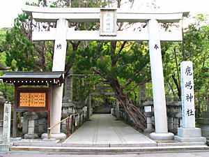 鹿嶋神社の鳥居と参道