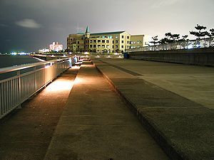 明石大蔵海岸の夜景