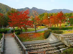 日時計の丘公園の紅葉