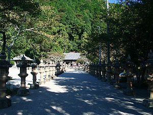 大歳金刀比羅神社の参道
