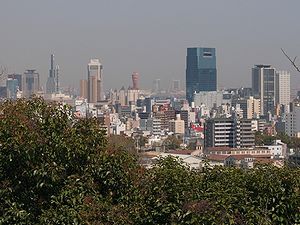 神戸の風景・ハーバーランドモザイク・メリケンパーク方面