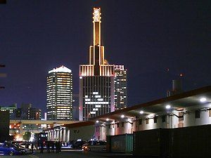 神戸空港開港記念・飛行機のライトアップ
