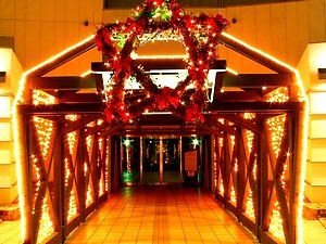 ホテルペルーラクリスマスイルミネーション夜景