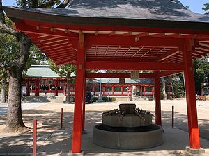 長田神社の手水舎