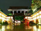 相楽園ライトアップ・日本庭園のライトアップ夜景/壁紙写真