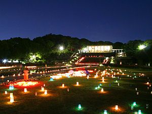 100万人のキャンドルナイト 神戸 in 須磨離宮公園