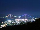 神戸須磨浦山上遊園・鉢伏山の夜景/神戸の夜景壁紙写真