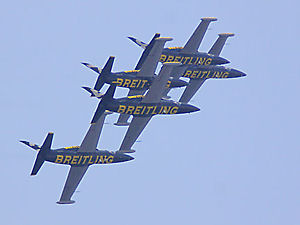 ブライトリングジェットアクロバット飛行（L-39Cアルバトロス）