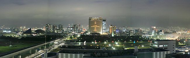 神戸ポートピアホテルライトアップ夜景