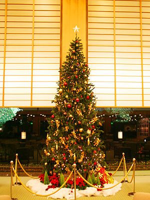 ホテルオークラ神戸のクリスマスツリー