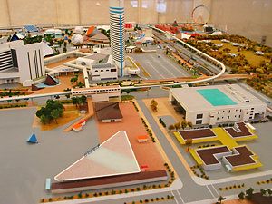 国際博覧会神戸ポートピア'８１の会場模型