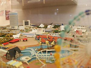 国際博覧会神戸ポートピア'８１の会場模型