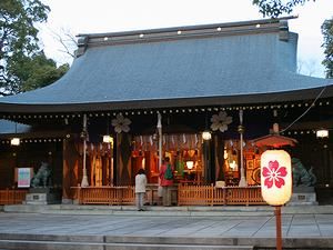 新年万燈祭(新年万灯祭)と初詣・姫路護国神社の正月