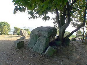 日笠山公園の夫婦岩
