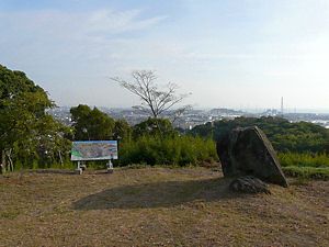 夫婦岩展望台と播磨平野、瀬戸内海の風景