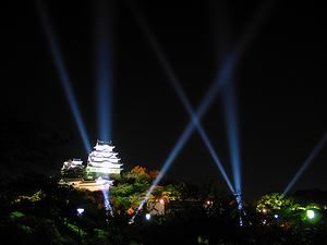 雪月花・姫路城「光と音の歴史ファンタジー」姫路城ライトアップ