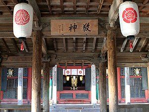 廣峯神社・拝殿と本殿