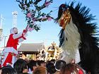 大塩天満宮の秋祭り・播州の秋祭り・大塩の獅子舞（毛獅子舞）と屋台練り