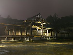 書写山円教寺・大講堂,食堂,常行堂のライトアップ夜景