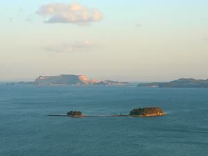 瀬戸内海と家島諸島の風景