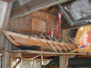 瀬戸内海三大祭りの一つ坂越の船祭りの船の模型