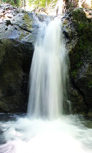 寺谷川に架かる滝