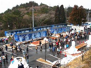 六甲山氷の祭典の会場・六甲ガーデンテラス