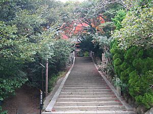大竜寺への参道