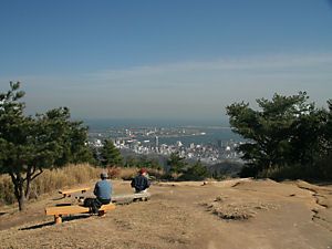 菊水山山頂の展望台
