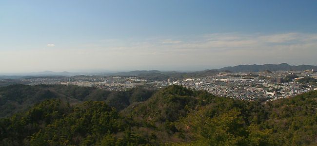 神戸市北区、鈴蘭台の風景