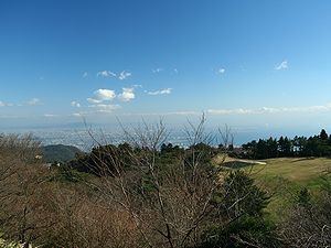 神戸ゴルフクラブ・神戸ゴルフ場と大阪方面の風景