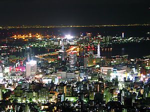 神戸市中央区〜神戸港〜神戸ポートアイランドの夜景