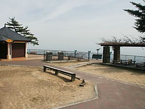 日本夜景遺産に指定されている六甲山天覧台展望広場