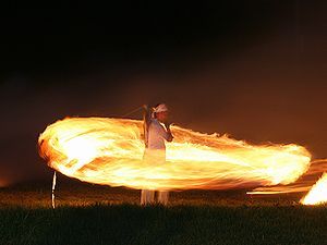 出石町・伊福部神社の伝統芸能・愛宕火祭り「火振り」