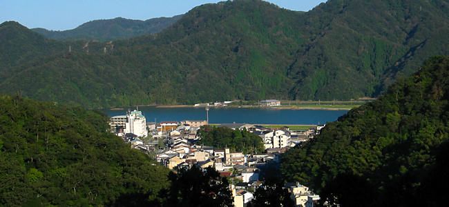 円山川と城崎温泉