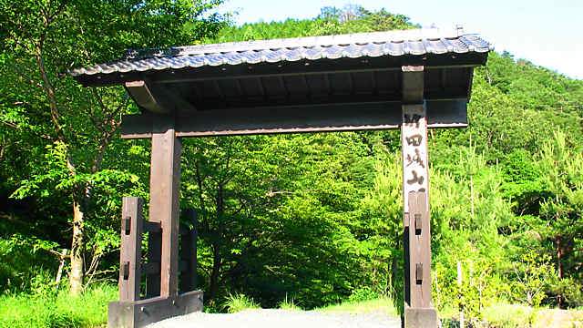 竹田城への登山道