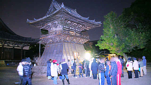 鶴林寺の除夜の鐘