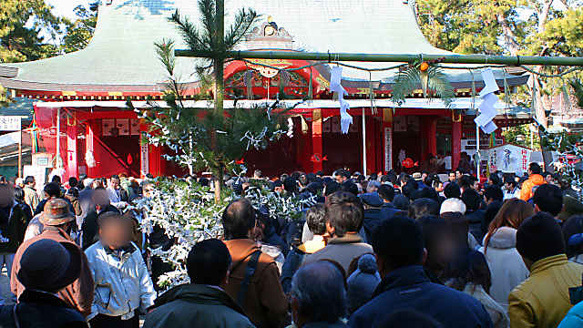 長田神社の初詣