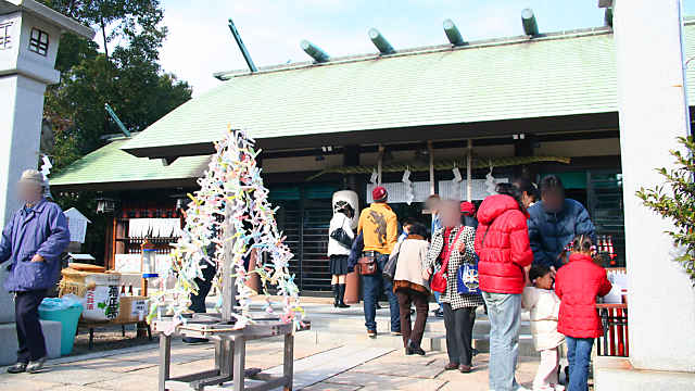 和田神社の初詣