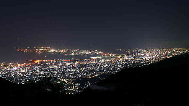 六甲山展覧台の夜景